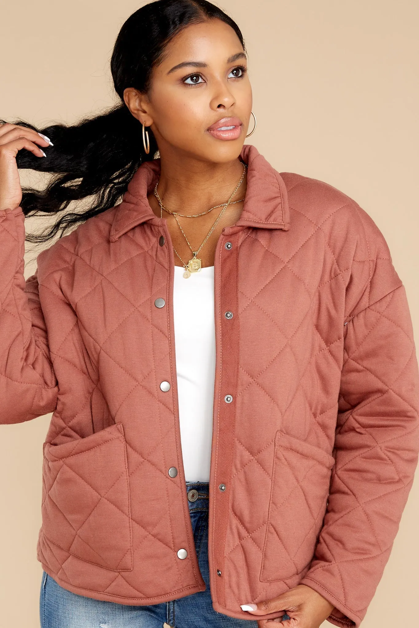 Chic Business Marsala Jacket