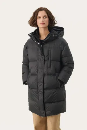 Labika Black Water Repellant Puffer Jacket