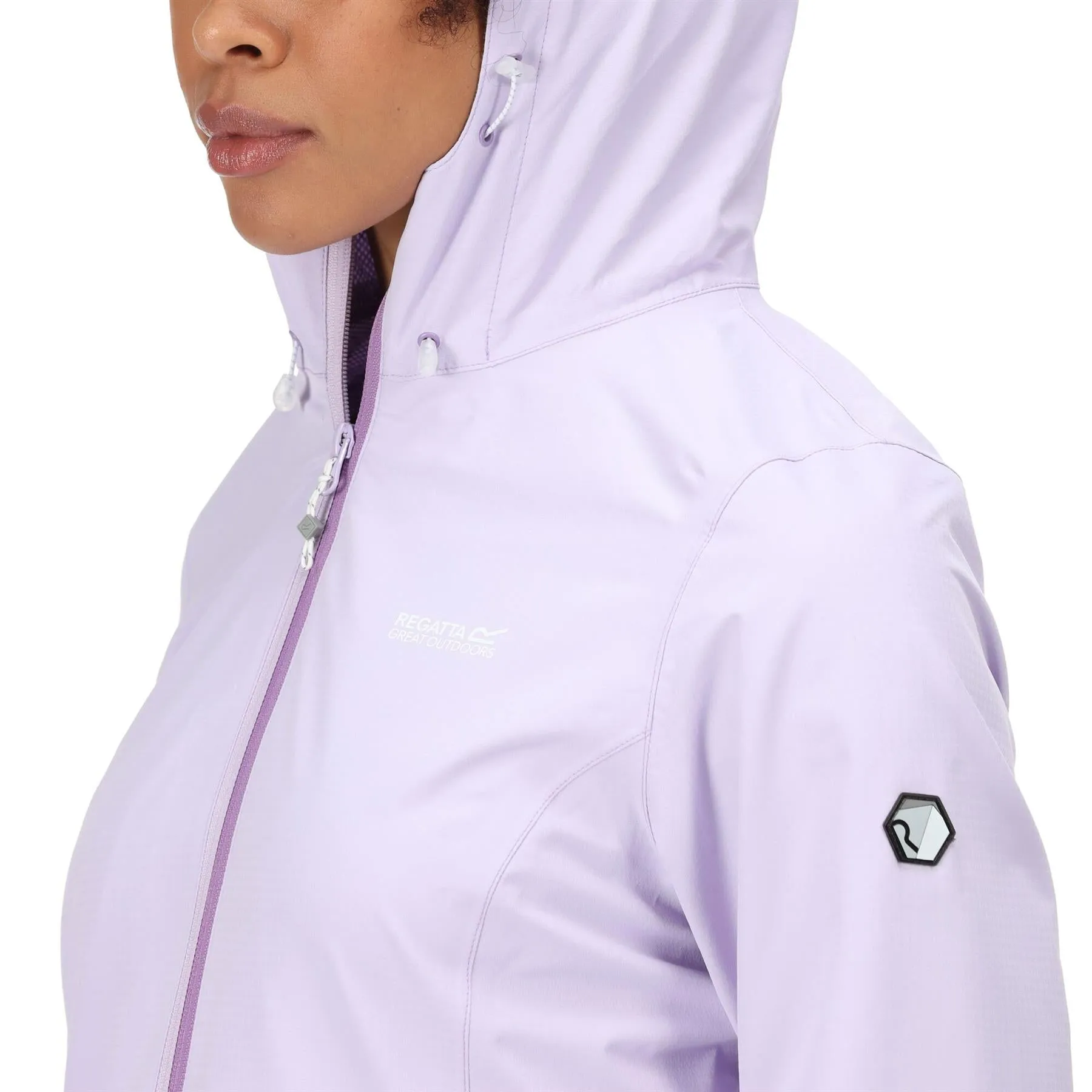 Regatta Womens Hamara III Lightweight Hooded Waterproof Jacket